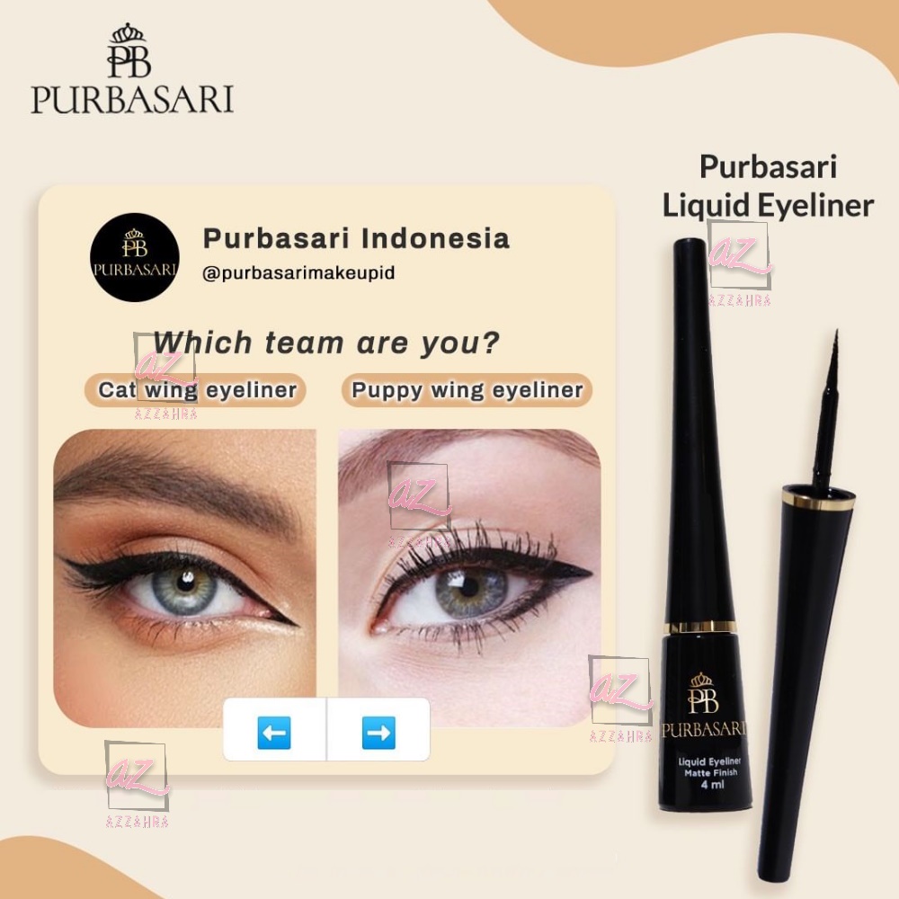 Purbasari Liquid Eyeliner Hydra Series | Eyeliner