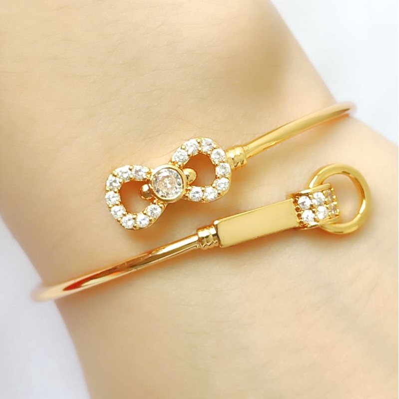 Gelang Bangle Permata Pita Xuping Emas Wanita