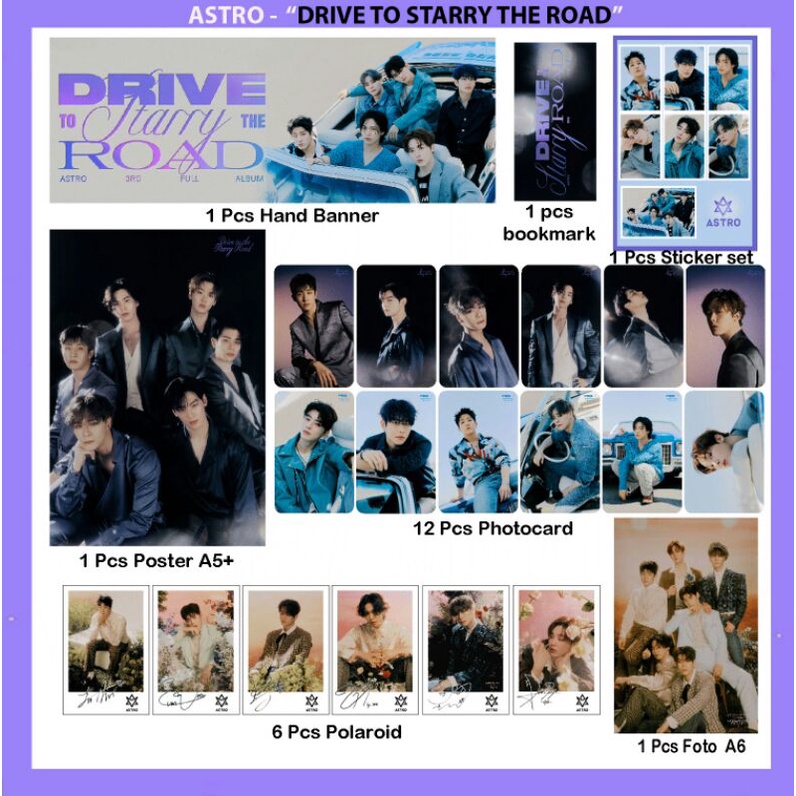 Paket Fankit ASTRO All yours,astro switch on, drive to starry the road