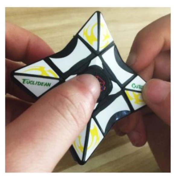 Cod Mainan Rubik Spiner Rubik Spinner QIYI 1x3x3 Fidget Cube 2in1 SPN-01 Euclidean Poli Shop