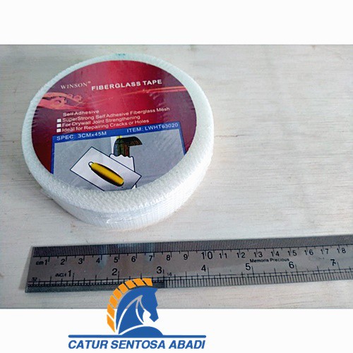 

PROMO LEM FIBER TAPE 1"/LAKBAN GYPSUM LEM PLAFON+LEM TERLARIS CSA