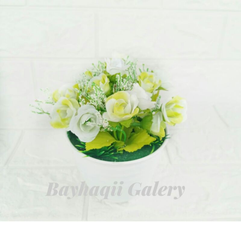 RANGKAIAN BUNGA HIAS D10 MURAH || BUNGA ARTIFICIAL || BUNGA HIAS PLASTIK MURAH-4