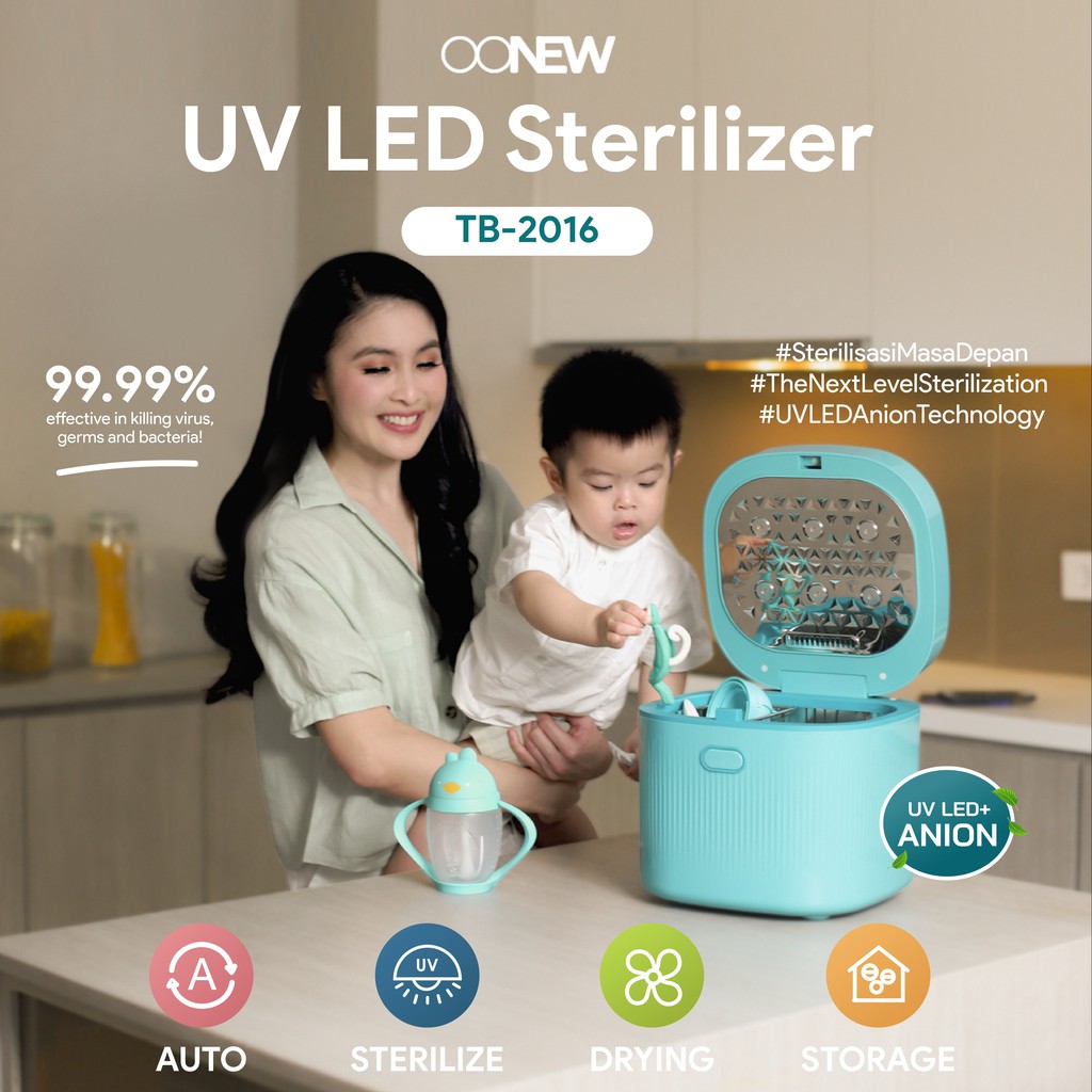 [READY] Oonew UV 4 in 1 Sterilizer with Dryer Anion HEPA Filter - Steril Pengering Peralatan Bayi