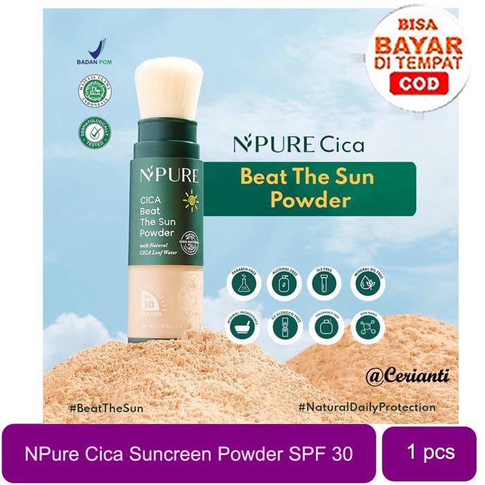 NPURE Cica Beat The Sun POWDER SPF30 UVA|UVB 5gr_Cerianti