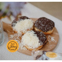 DONAT ROTI TANIA - BEST SELLER ( Keju , Meses , Coklat Ulir , Kacang , Mint , Martabak, Nougat)