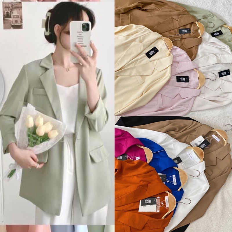 Blazer Kancing Korea Outer Korean Style by London Girl