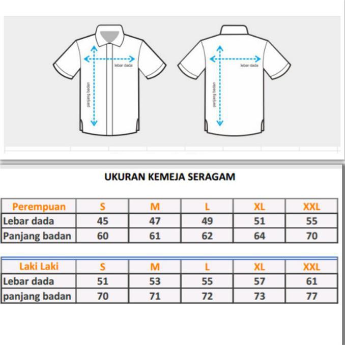 YUK BELI BAJU KEMEJA SERAGAM SALES HONDA WANITA LENGAN PANJANG SIZE S M L - PUTIH, M KEKINIAN