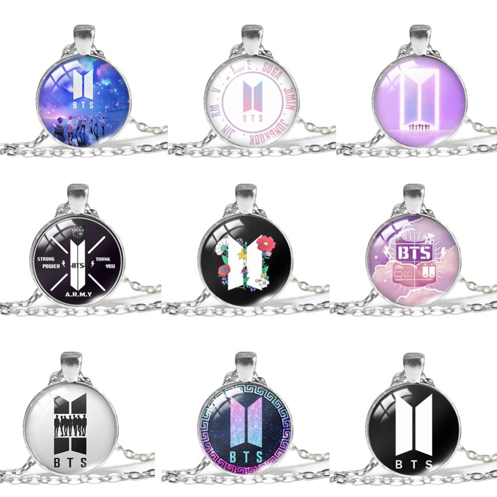 Timekey Kalung Rantai Alloy Liontin KPOP Bangtan Boys BTS Untuk Pria / Wanita E3J4