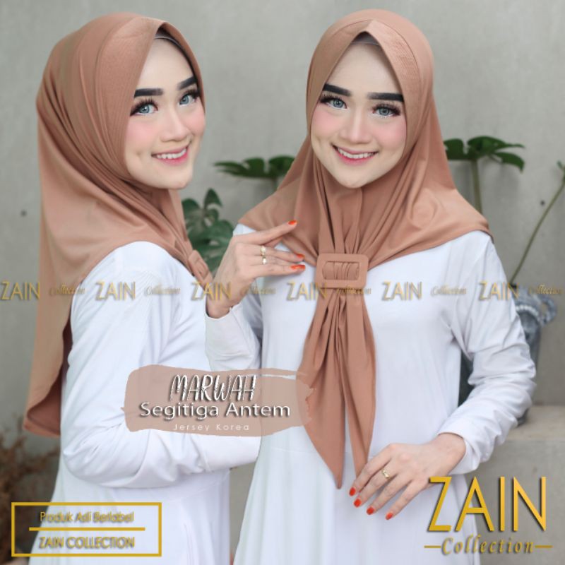 Segitiga Marwah Free Ring Original Zain Hijab