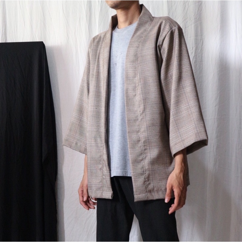 Loose Kimono Kardigan Pria Wanita Outer Oversize Jepang Geisha Outer Kimono Cardi Pria Wanita (Arch 