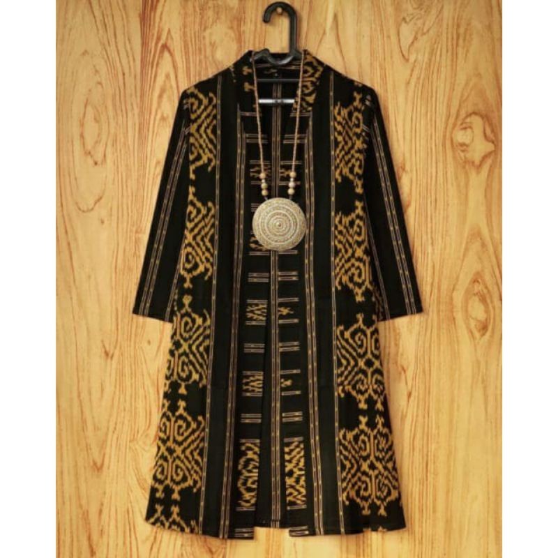 [ READY ] baju tenun - baju tenun atasan - baju tenun etnik - outer etnik -outer tenun