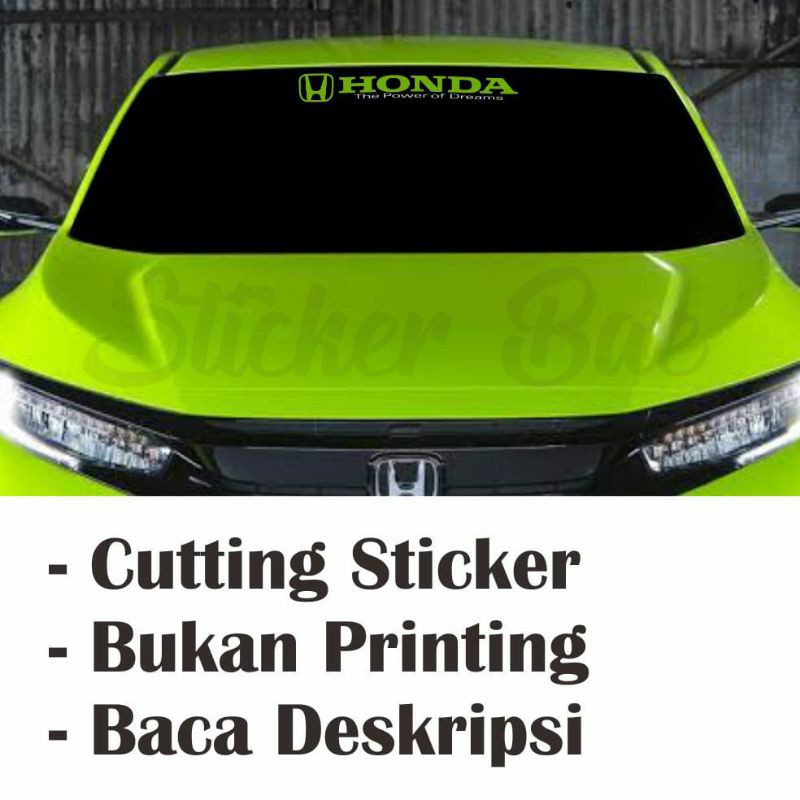 stiker mobil honda cutting stiker