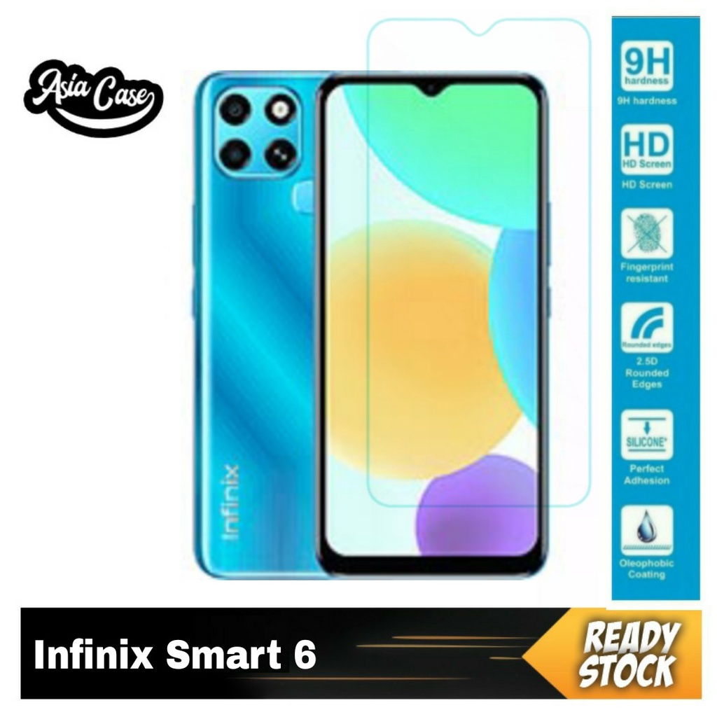 Tempered Glass Layar INFINIX HOT 12I / INFINIX SMART 4/SMART 5/SMART 6 Anti Gores Kaca Pelindung Lay