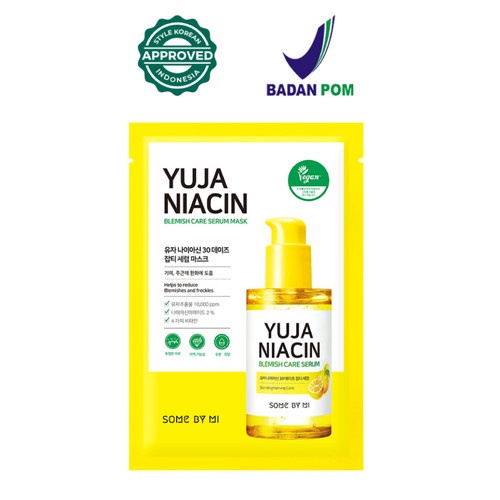 BPOM SOME BY MI Yuja Niacin Blemish Care SHEET MASK