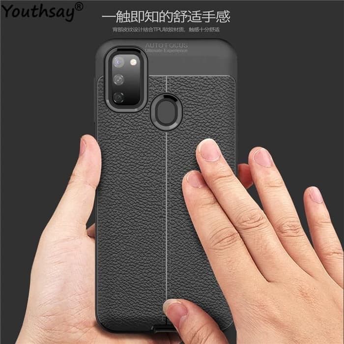 Samsung M30s Case Autofocus Leather Soft case Casing Kulit Case M 30s