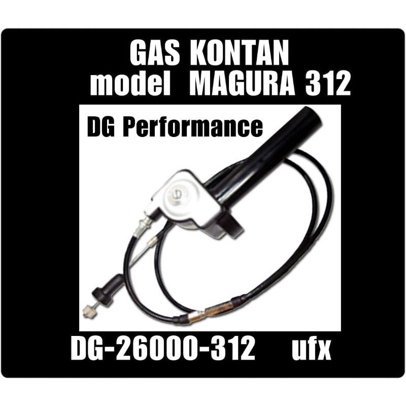 GAS SPONTAN KONTAN DG PERFORMANCE MODEL MAGURA 312 MOTO CROSS