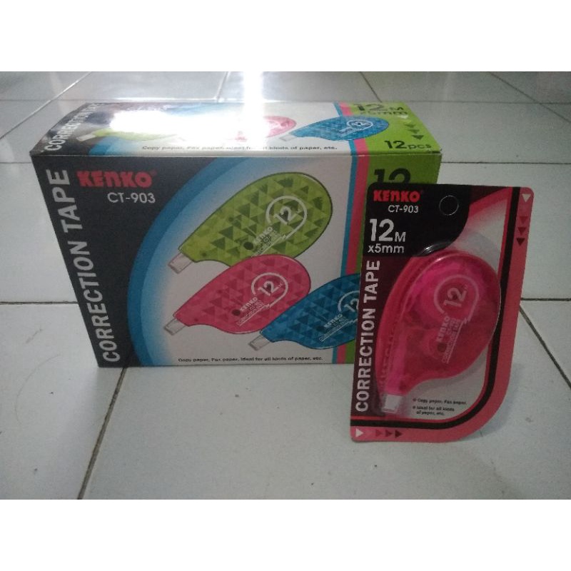 

MURAH! Kenko Corection Tape (Tipe-x Pita) GCT 903, 12 meter
