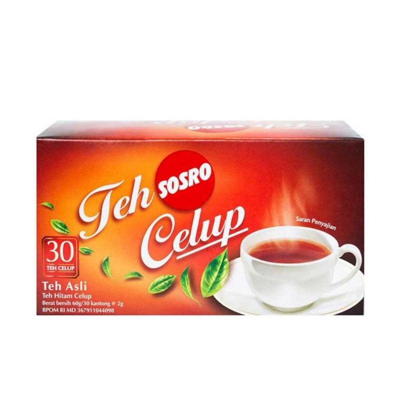 

SOSRO Teh Celup Hitam 30 Kantung Celup