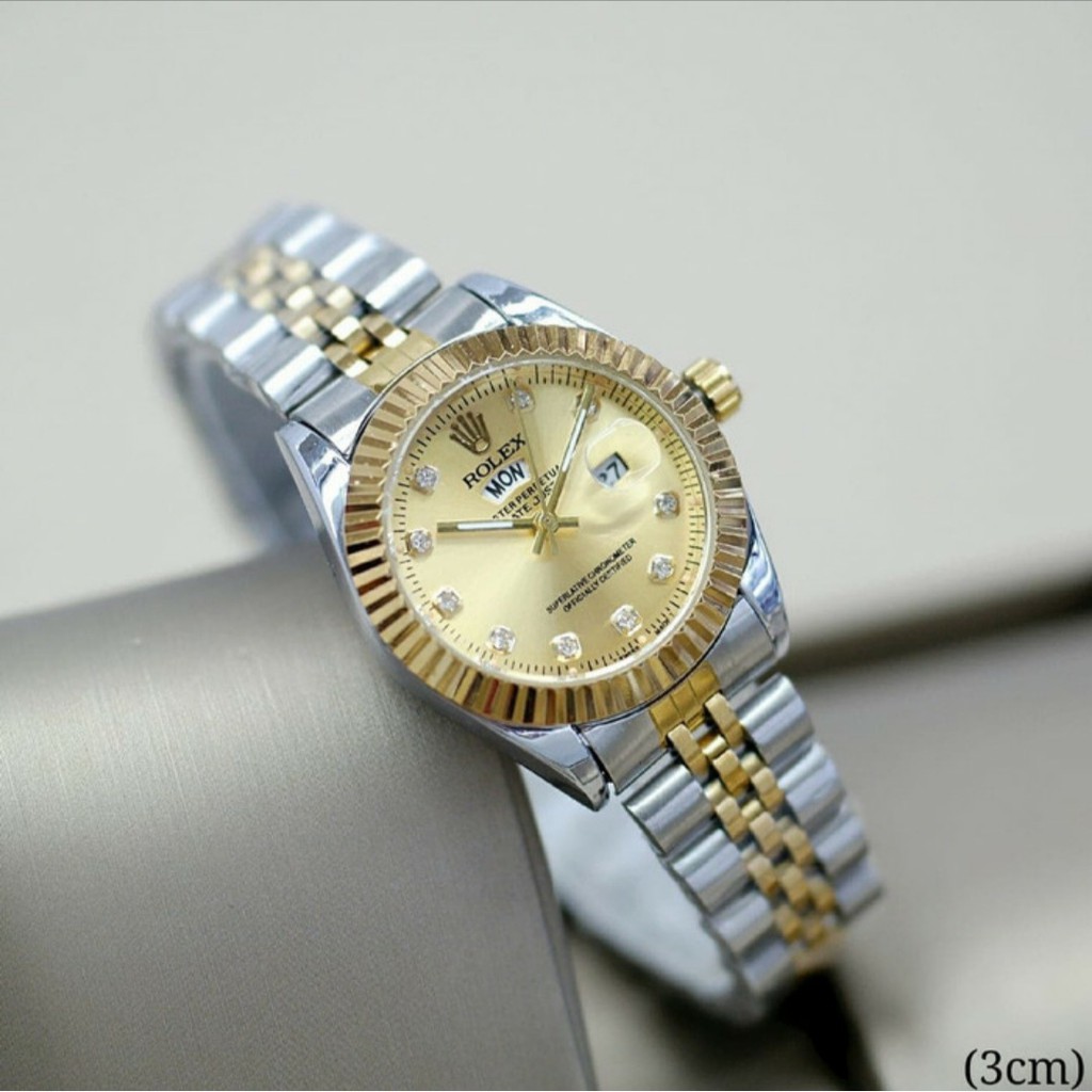 JAM TANGAN WANITA / JAM TANGAN CEWEK / JAM TANGAN MURAH ROLEX EXCLUSIVE MODEL COD