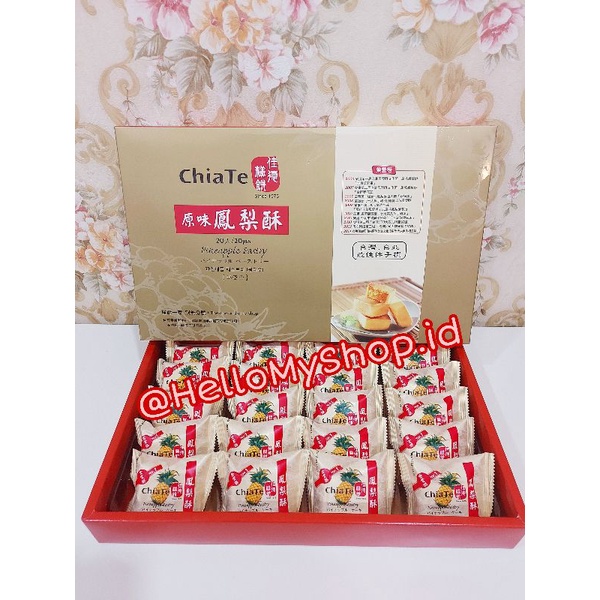 CHIA TE Pineapple cakes 20pcs