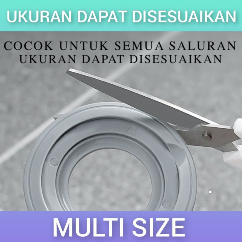 SARINGAN WASTAFEL DRAINASE ANTI BAU / SARINGAN WASTAFEL KAMAR MANDI DAPUR ANTI KECOA / SARINGAN AFUR ANTI SUMBAT SALURAN