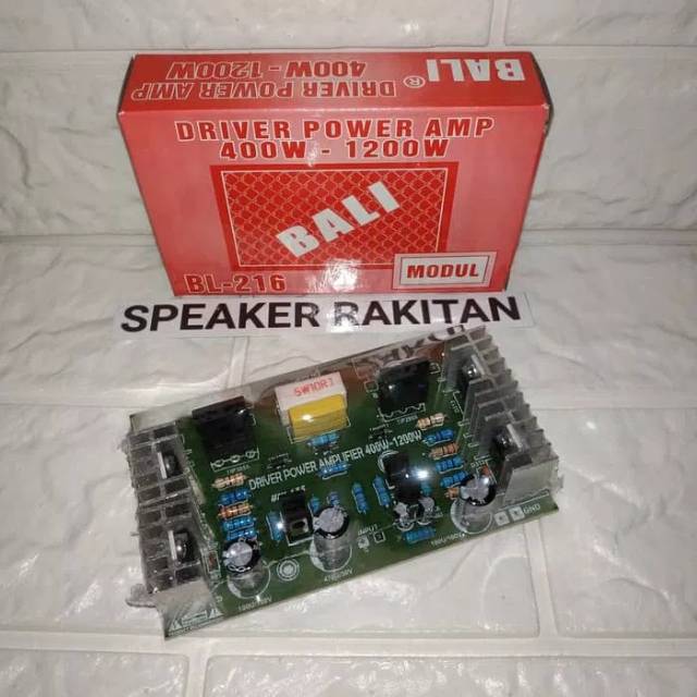 Kit Driver Power Amplifier Mono 400-1200Watt BALI BL-216