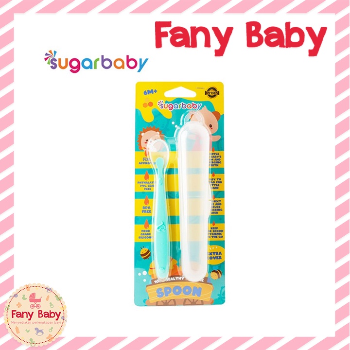 SUGAR BABY HEALTHY SPOON with CASE [ GREEN ]