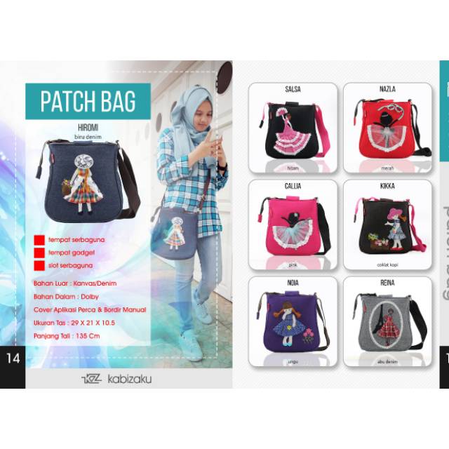 TAS SLEMPANG KABIZAKU  PATCH BAG