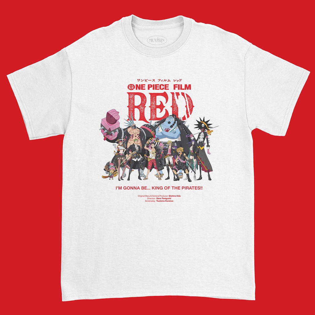 Kaos One Piece Film Red Anime T-shirt