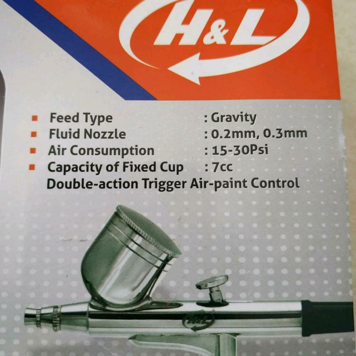 

Spray Gun Alat Lukis Pen Paint Air Brush Kit H&L EW-550