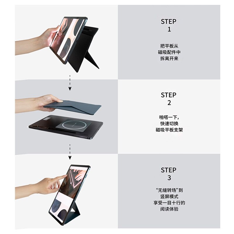 Xiaomi MOFT Magnetic Tablet Stand Applicable to Apple iPad Pro MagSafe Multi-angle Lightweight Portable Invisible Holder