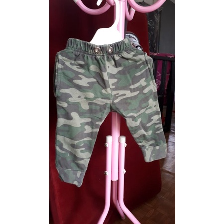 Celana panjang army legging anak 1 - 2 tahun preloved PL