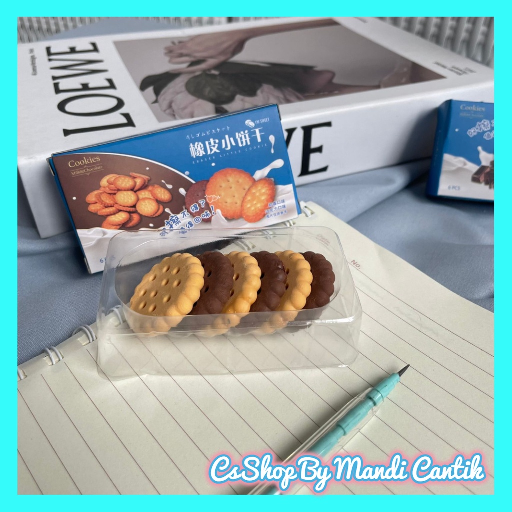 

Ready Penghapus Bentuk Biskuit Unik Lucu Hapusan Imut Bentuk Kue Kering Bisa COD