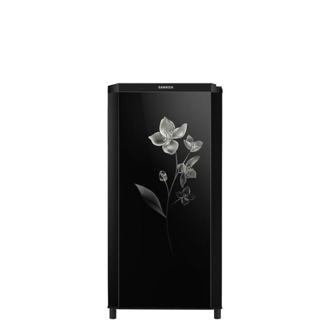 P'504 SANKEN SK-V173F-BK KULKAS 1 PINTU [170 L] - BLACK DGDF5465SE