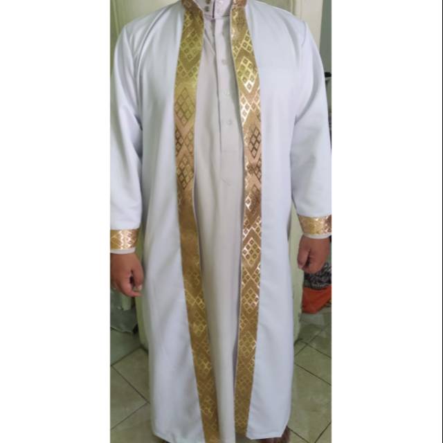 Jubah luaran habaib ustad imam mesjid