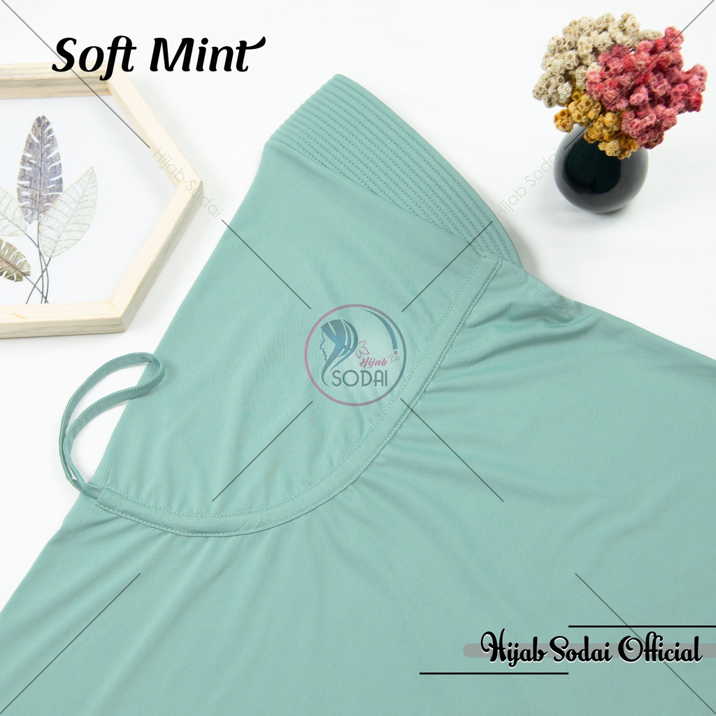 KHIMAR SERUT JOKOWI M | BERGO ADIBA UKURAN M-Soft Mint