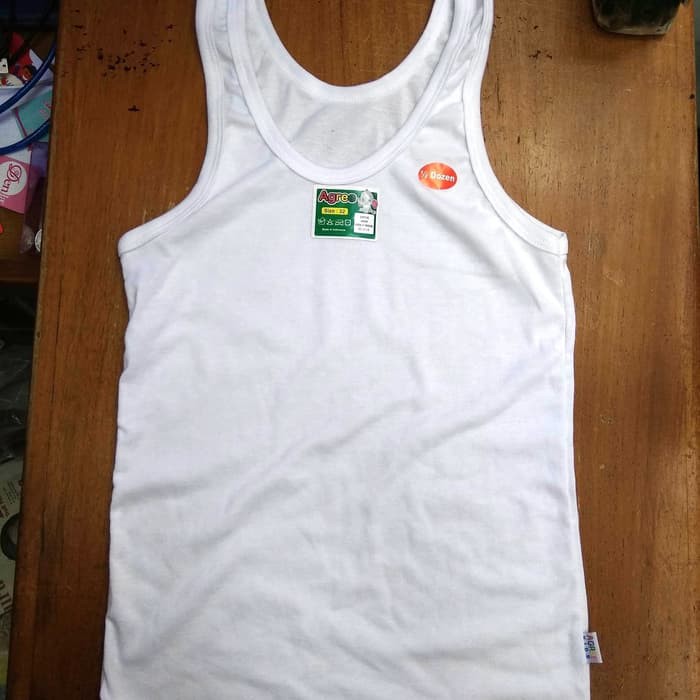 Singlet Anak Agree Kids SG-ST04 Berbahan Katun Premium dengan Ukuran 22 - 30