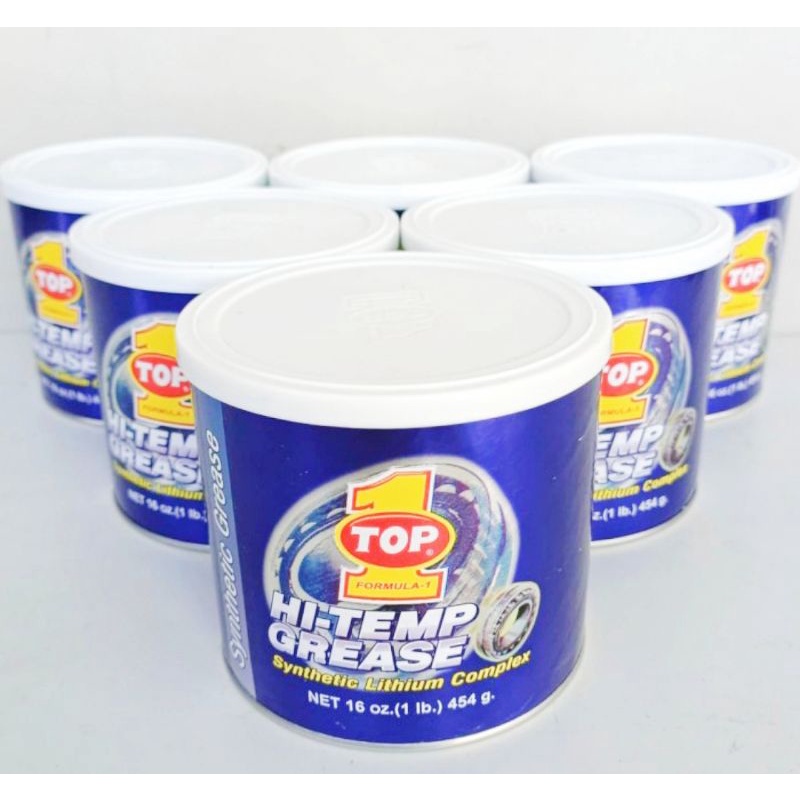 Gemuk Sintesis Top One Grease High Temp 454gram