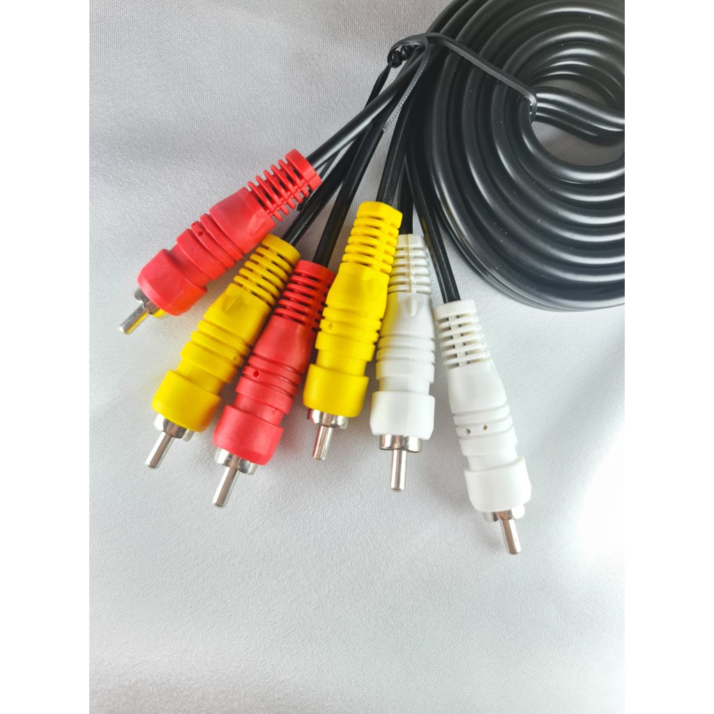 KABEL RCA 1.5 METER AUDIO VIDEO RCA CABLE MURAH KABEL CONNECTOR