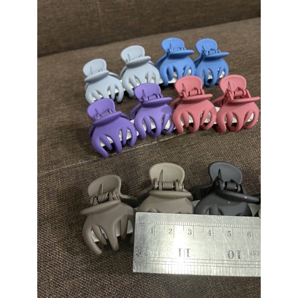 12pcs jeday 8cakar 3cm / jepitan jedai doff premium 8 gigi / jeday korea bkk / jepitan korea