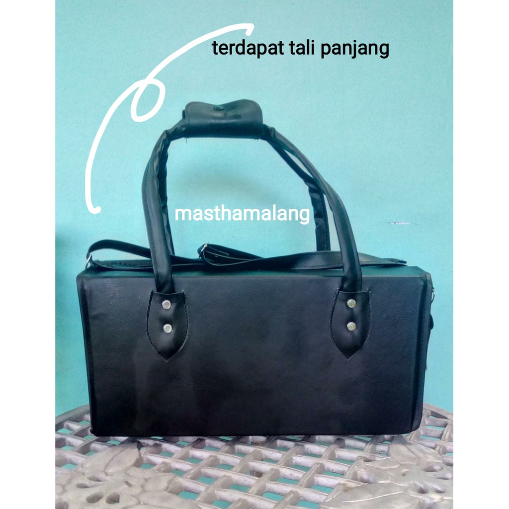 *Mastha Malang* Tas Bidan Kit / Tas Bidan Set / Tas Hitam Besar untuk Alat Bidan/Keperawatan