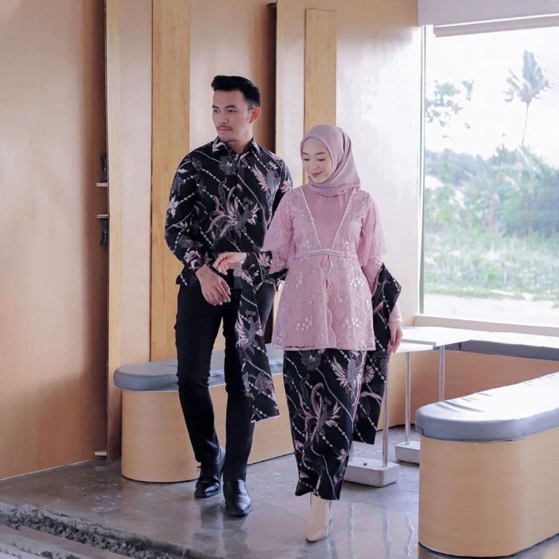 KEBAYA COUPLE SEMI PRANCIS Katun BAHAN KEBAYA SEMI FRANCE CORNELI