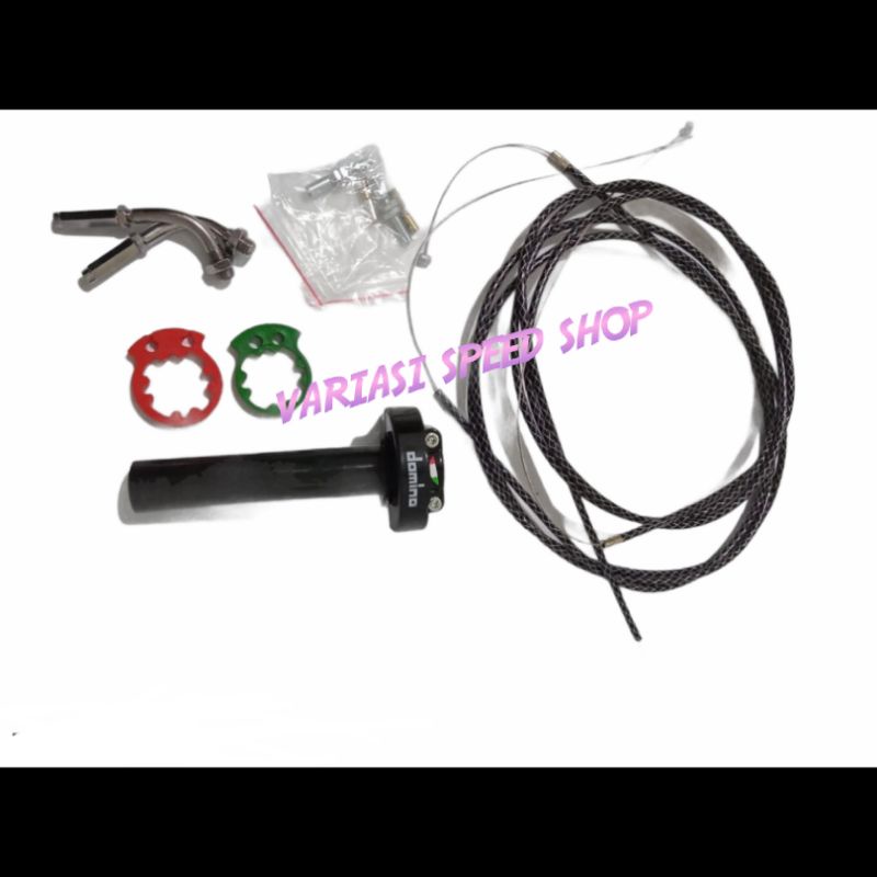 gas spontan 2 kabel gas serat L gas cnc Beat Scoopy vario sonic satria fu vixion dll