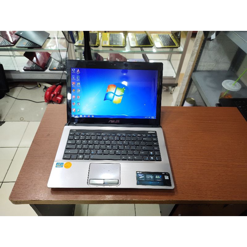 Laptop Asus RAM 4GB SSD 128GB Siap pakai 14inch zoom kerja kuliah sangat rekomen