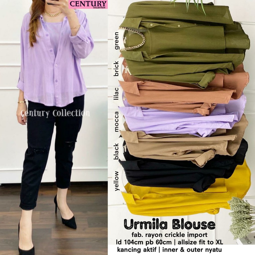 Best Terbaru Urmila Blouse enak dipakai harian