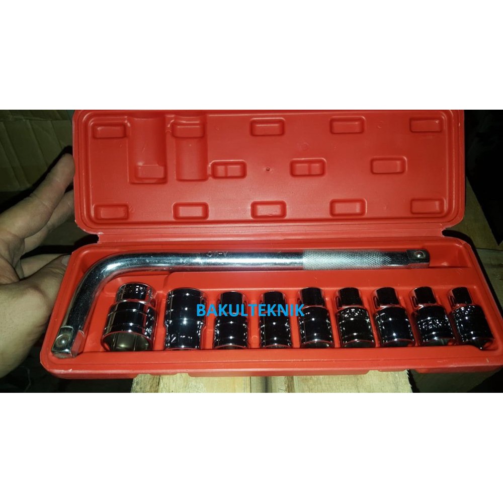 Kunci sock kunci  Sok Set 10pcs chrome vanadium murah berkualita