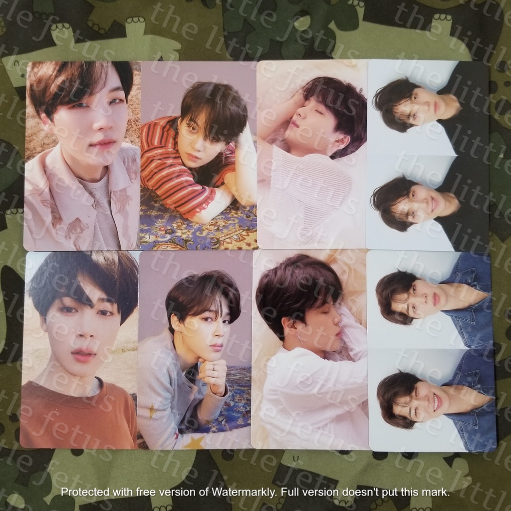 [BACA DESKRIPSI] PHOTOCARD PC BTS OFFICIAL LOVE YOURSELF TEAR Y O U R REBAHAN MAUNG BOBO TEAR R DILA