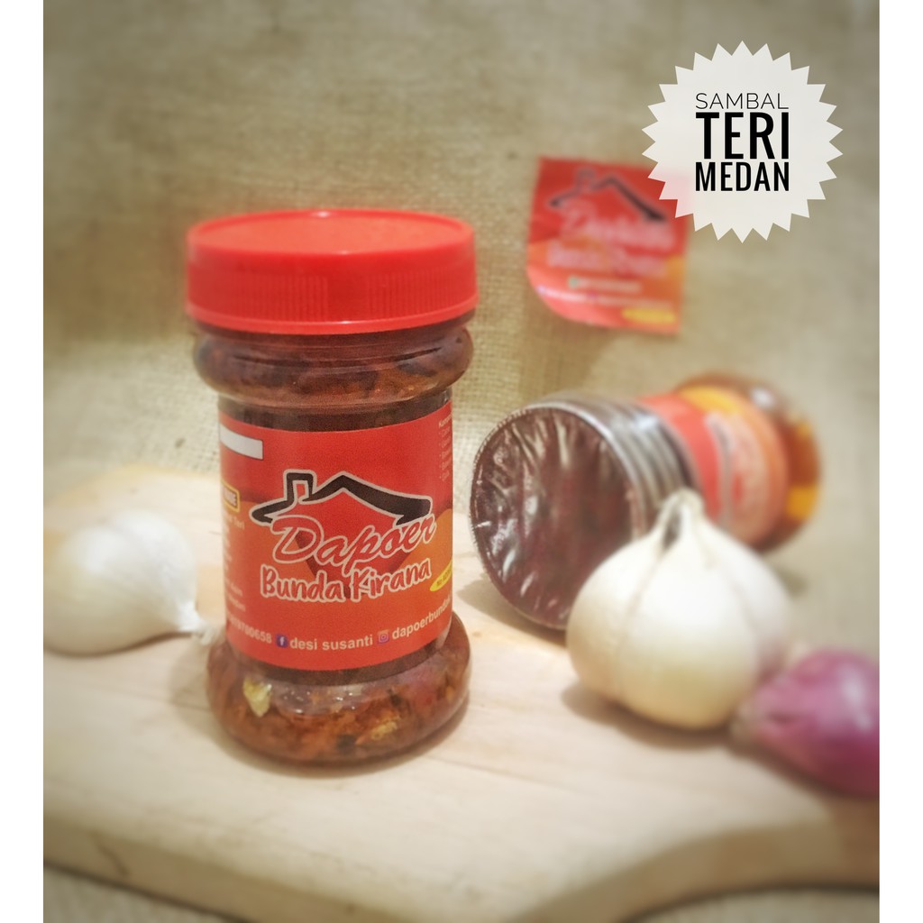 

SAMBAL TERI MEDAN/SAMBAL RUMAHAN/SAMBAL BOTOL