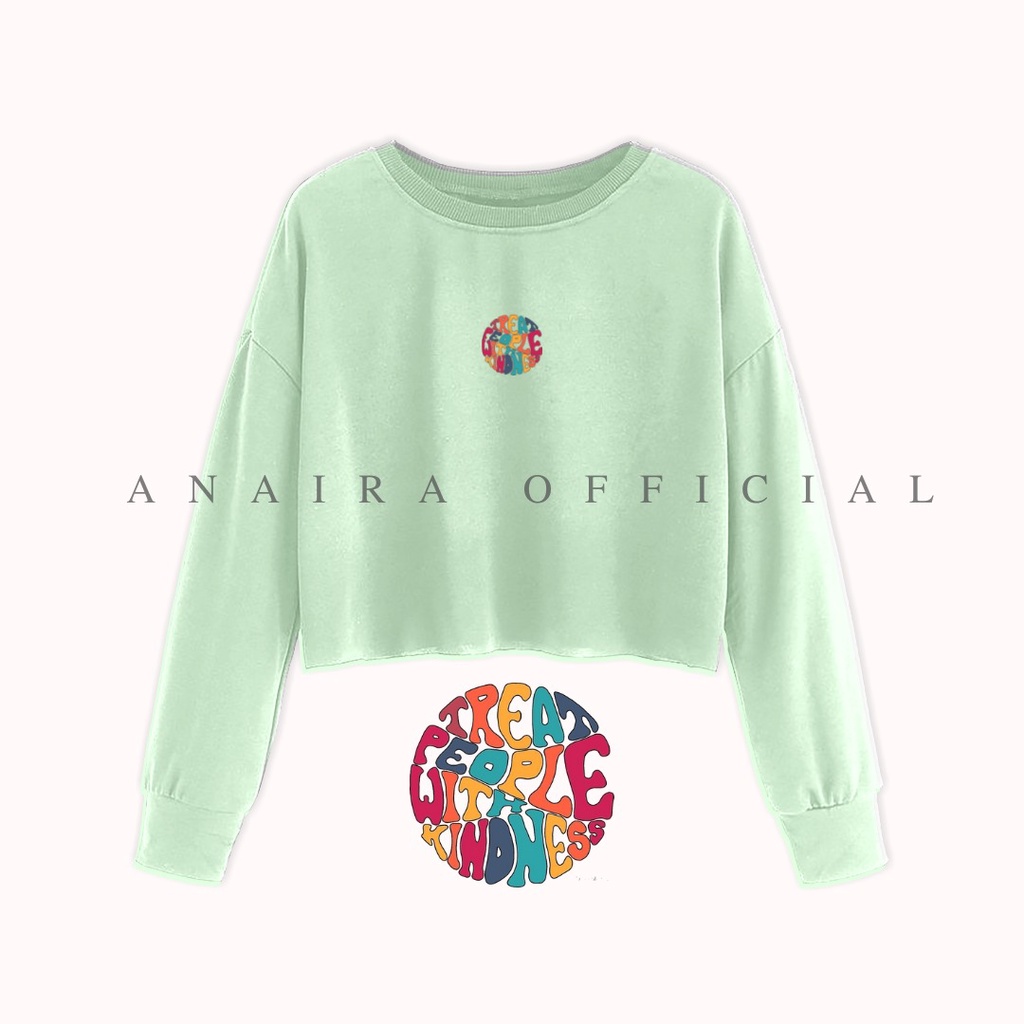 SWEATER CROP TREAT PEOPLE ANAIRAOFFICIAL