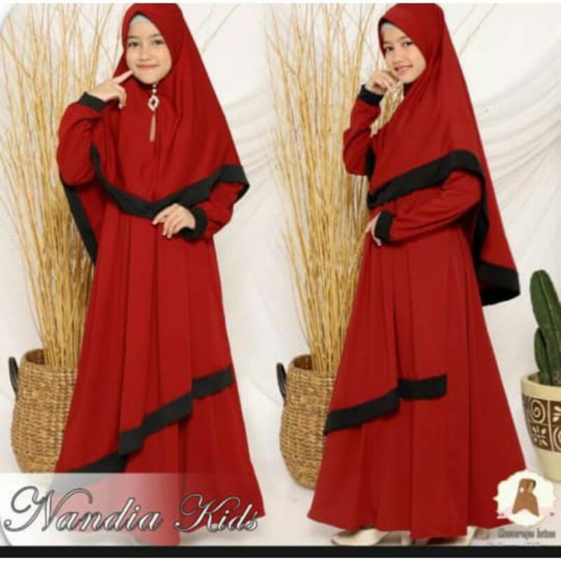 GAMIS ANAK NANDIA SYARI KIDS 9-13 TAHUN